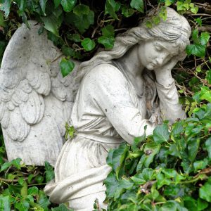 天使の石像の画像
