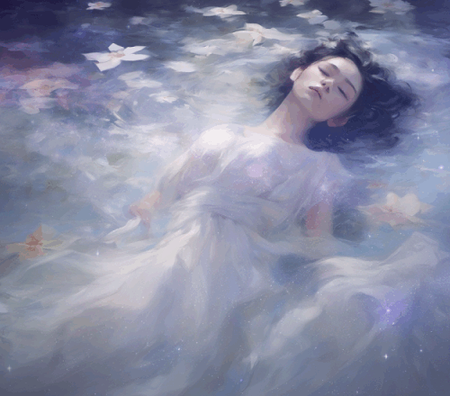 光に浄化される、命の泉に満たされる。