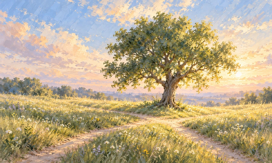 二つの道がひとつになる。 地に根を春木の画像。